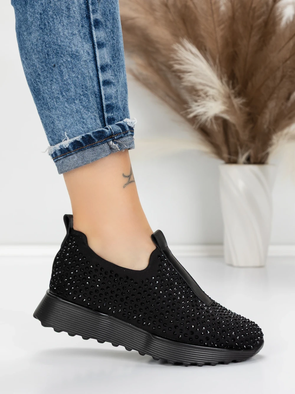 Sneakers Dama 5H67 Negru | Mei