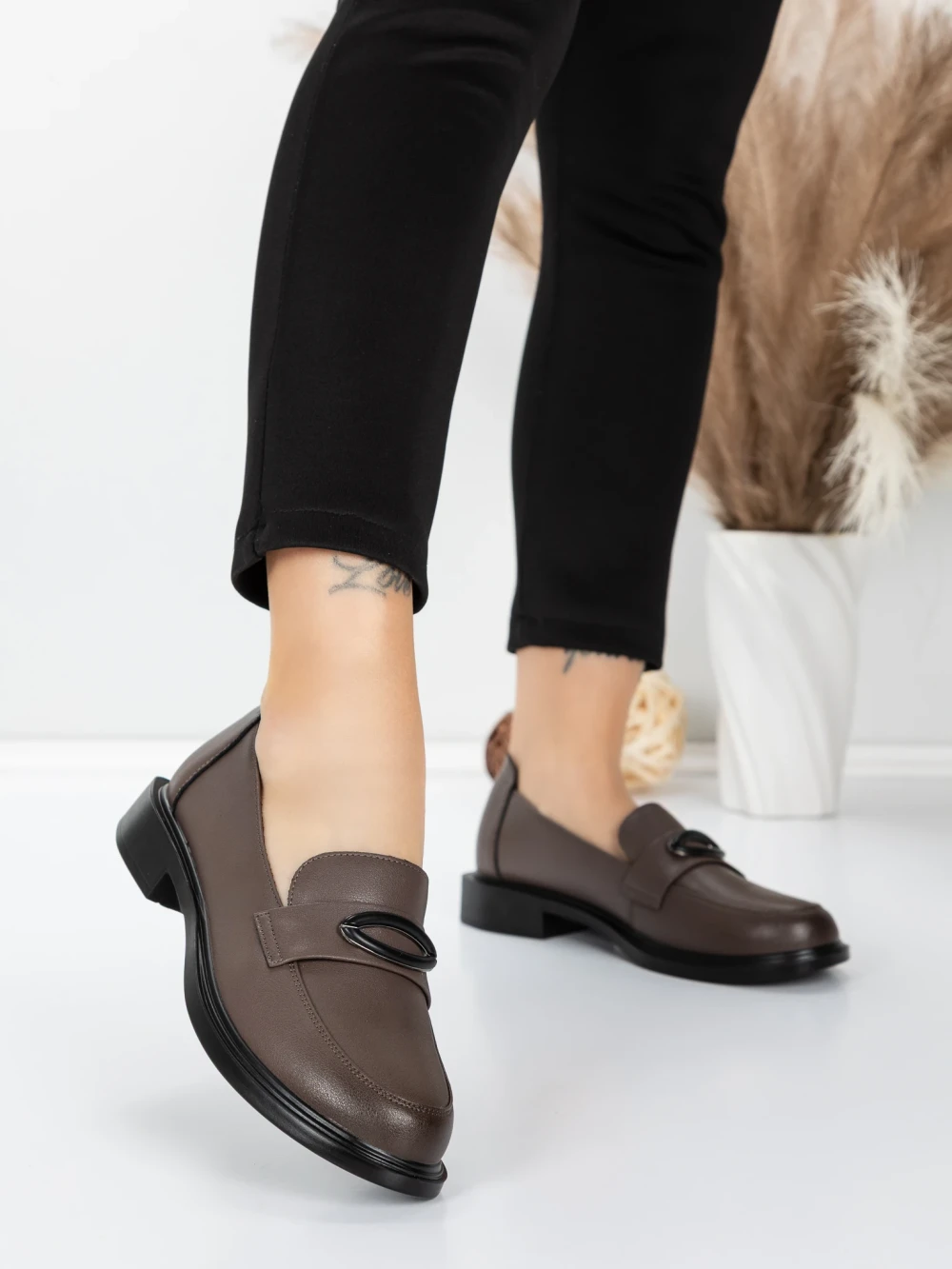 Meimall.ro Pantofi Casual Dama din piele naturala 11520-176 Piersica | Advancer