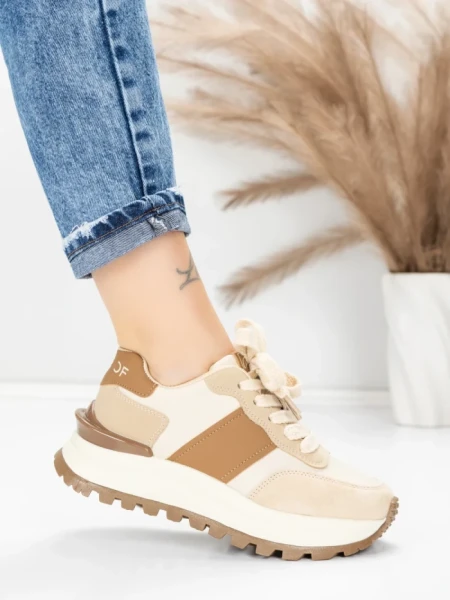 Sneakers Dama 5WL117 BROWN | MEI