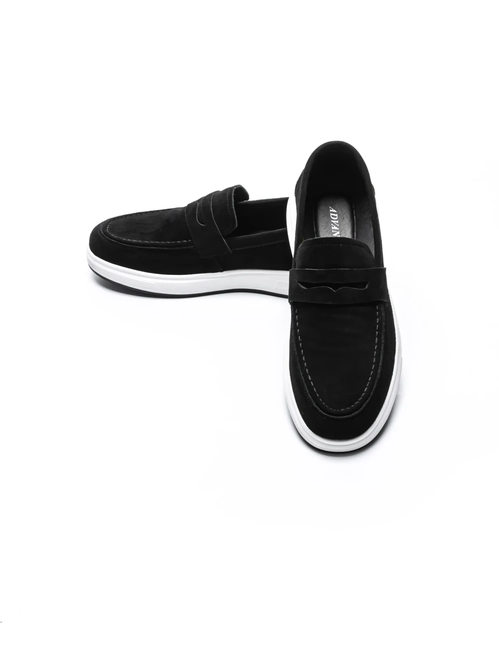 Mocasini Barbati din piele naturala 10135F Negru | Advancer