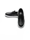 Pantofi Casual Barbati din piele naturala 10135 BLACK | ADVANCER