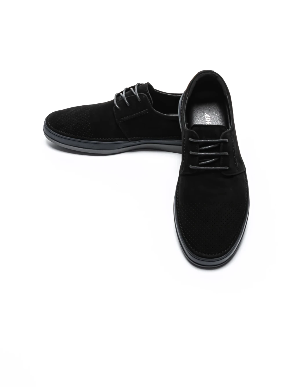 Meimall.ro Pantofi Casual Barbati din piele naturala W011-5 Negru | Advancer