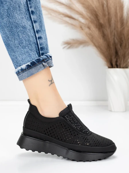 Sneakers Dama 5H68 Negru | Mei » MeiMall.Ro
