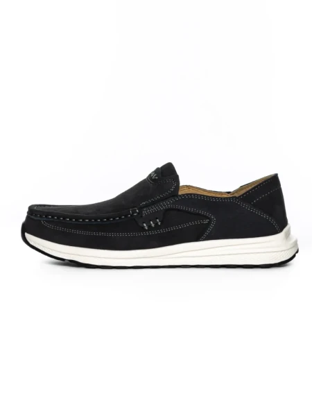 Mocasini Barbati din piele naturala 888 BLUE | ADVANCER