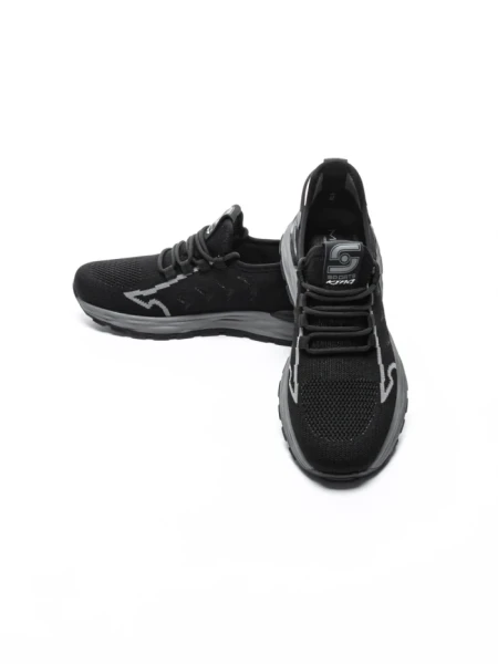 Pantofi Sport Barbati din piele naturala D033 BLACK | MELS