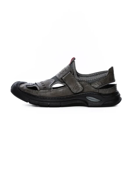 Sandale Barbati din piele naturala 2311 GREY | MELS