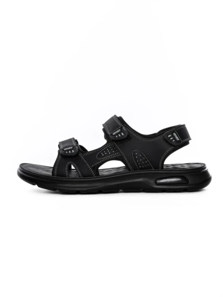 Sandale Barbati din piele naturala J24 BLACK | MELS