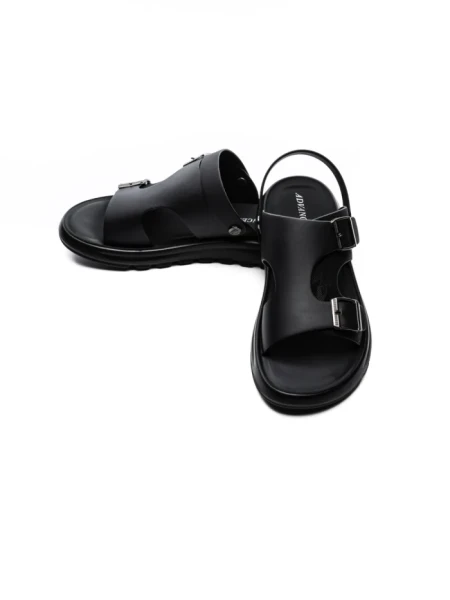 Sandale Barbati din piele naturala 6807 BLACK | ADVANCER