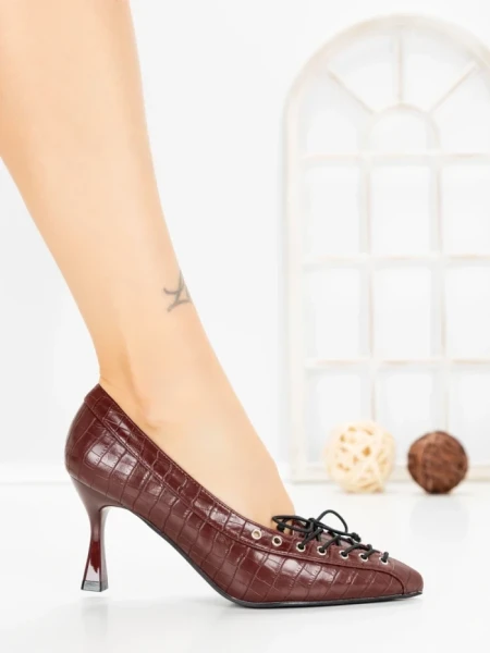 Pantofi Stiletto L09-1 WINERED | CINK ME