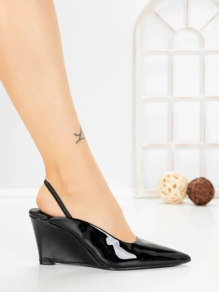 Pantofi Stiletto GH5-5 BLACK | CINK ME
