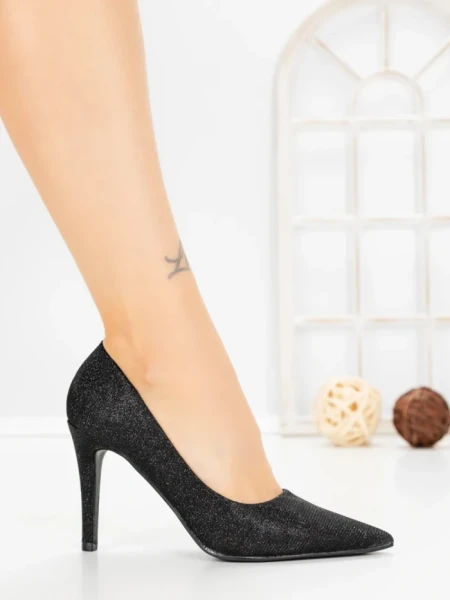 Pantofi Stiletto 66-1 BLACK | VIVIRICH
