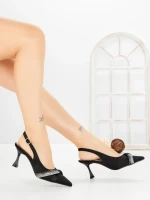 Pantofi Stiletto JM981 NEGRO | ANNALISE