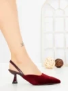 Pantofi Stiletto 88106 WINERED | GOWIN