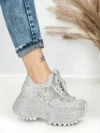 Pantofi Sport Dama cu Platforma 3603-3 GREY | MEI
