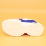 Pantofi Sport cu Platforma Dama QQ8 White-Red Mei