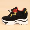 Pantofi Sport cu Platforma Dama QQ6 Black Mei