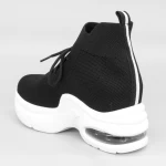 Pantofi Sport cu Platforma Dama QQ3 Black Mei