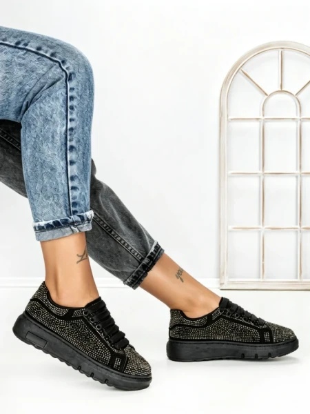 Sneakers Dama 6XJ5 BLACK-GUN | MEI