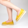 Pantofi Casual Dama cu Platforma FS7 Yellow Mei