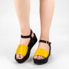 Sandale Dama cu Platforma 2017-19 Yellow Mulanka