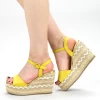 Sandale Dama cu Platforma YBS22 Yellow Mei