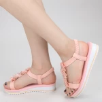 Sandale Dama cu Platforma WS150 Pink Mei