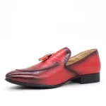 Pantofi Barbati A102-6 Red Fashion