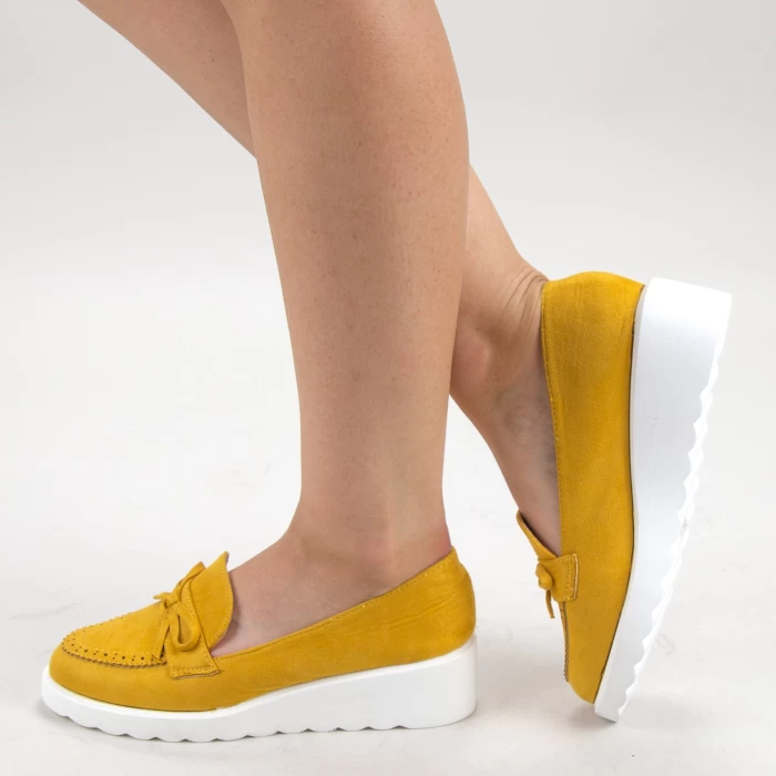 Pantofi Casual Dama HJ13 Yellow Mei