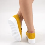 Pantofi Casual Dama HJ13 Yellow Mei