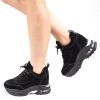 Pantofi Sport Dama cu Platforma YKQ173 Black Mei