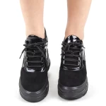 Pantofi Sport Dama cu Platforma SJN301 Black Mei