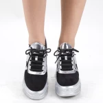 Pantofi Sport Dama cu Platforma SJN301 Silver Mei