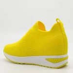 Pantofi Sport Dama cu Platforma KDN5 Yellow Mei