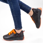 Pantofi Sport Dama XC7 02 BLACK-ORANGE MEI