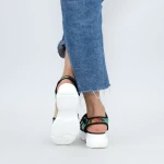 Sandale Dama cu Platforma WZ16 Pink Mei