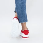 Pantofi Sport Dama MT8 White-Red Bonnie