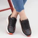 Pantofi Sport Dama XC8 Black-orange Mei
