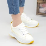 Pantofi Sport Dama XC8 White-yellow Mei