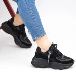 Pantofi Sport Dama cu Platforma SZ259 Black Mei