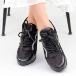 Pantofi Sport Dama cu Platforma SZ258 Black Mei
