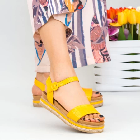 Sandale Dama WT006 Yellow Mei