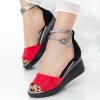 Sandale Dama cu Platforma W101 Red WeiWei