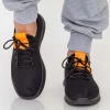 Pantofi Sport Barbati D808 Black-Orange Se7en