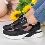 Pantofi Sport Dama cu Platforma GB77 Black Mei