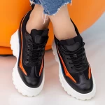 Pantofi Sport cu Platforma Dama SJN260 Black Mei