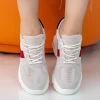 Pantofi Sport cu Platforma Dama QQ23 White Mei