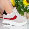 Pantofi Sport cu Platforma Dama QQ23 White Mei