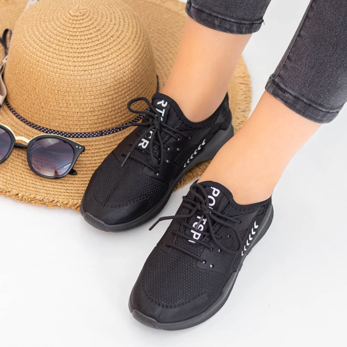 Pantofi Sport Dama E230 All Black Fashion