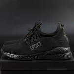 Pantofi Sport Barbati D810 Black-Grey Se7en
