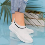 Pantofi Sport Dama MD8809 White Alina